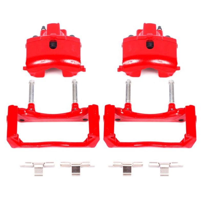 Picture of Power Stop 07-09 Chrysler Aspen Rear Red Calipers w/Brackets - Pair