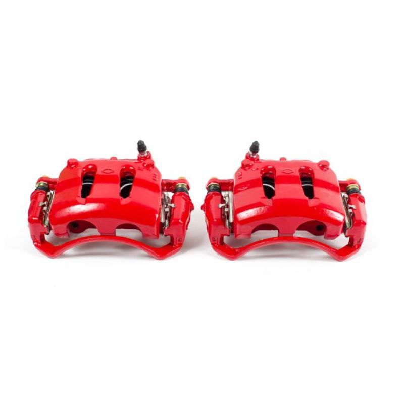 Picture of Power Stop 93-94 Nissan D21 Front Red Calipers w/Brackets - Pair