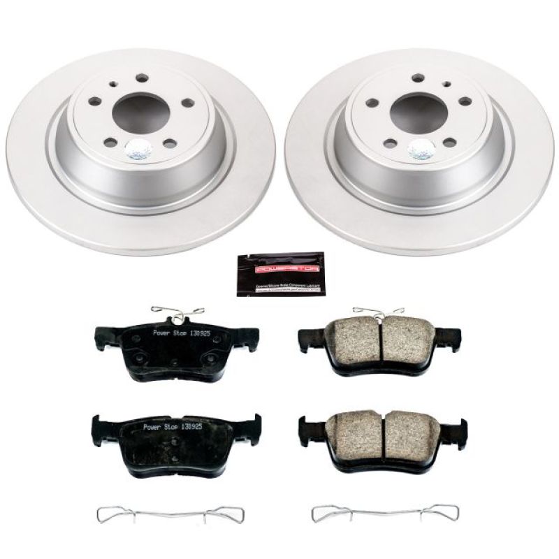 Picture of Power Stop 13-19 Ford Fusion Rear Z17 Evolution Geomet Coated Brake Kit