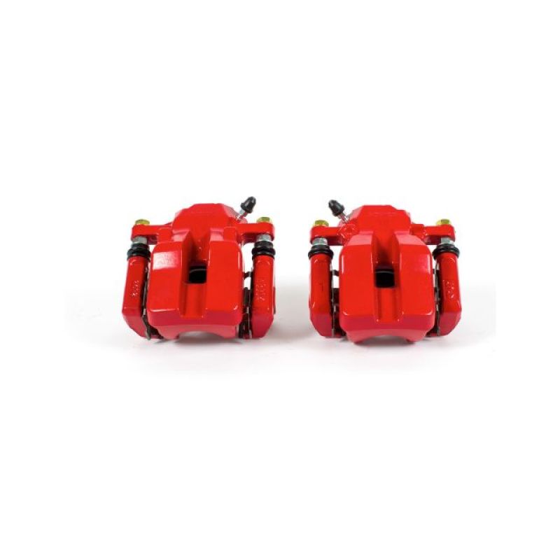 Picture of Power Stop 06-12 Toyota RAV4 Rear Red Calipers w/Brackets - Pair