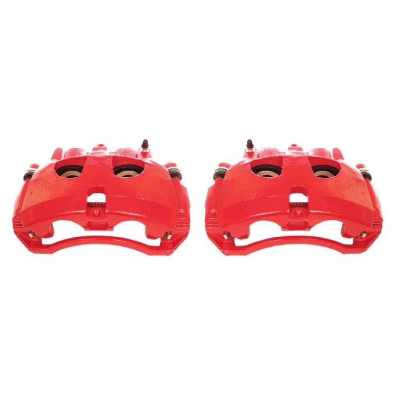 Picture of Power Stop 09-10 Dodge Ram 2500 Front Red Calipers w/Brackets - Pair