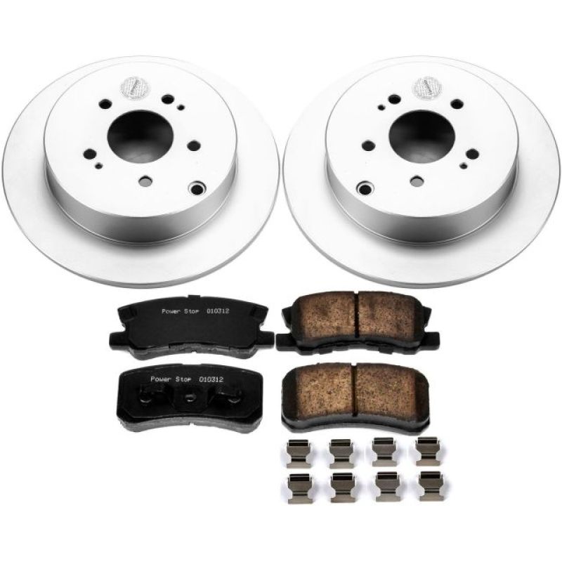 Picture of Power Stop 04-11 Mitsubishi Endeavor Rear Z17 Evolution Geomet Coated Brake Kit