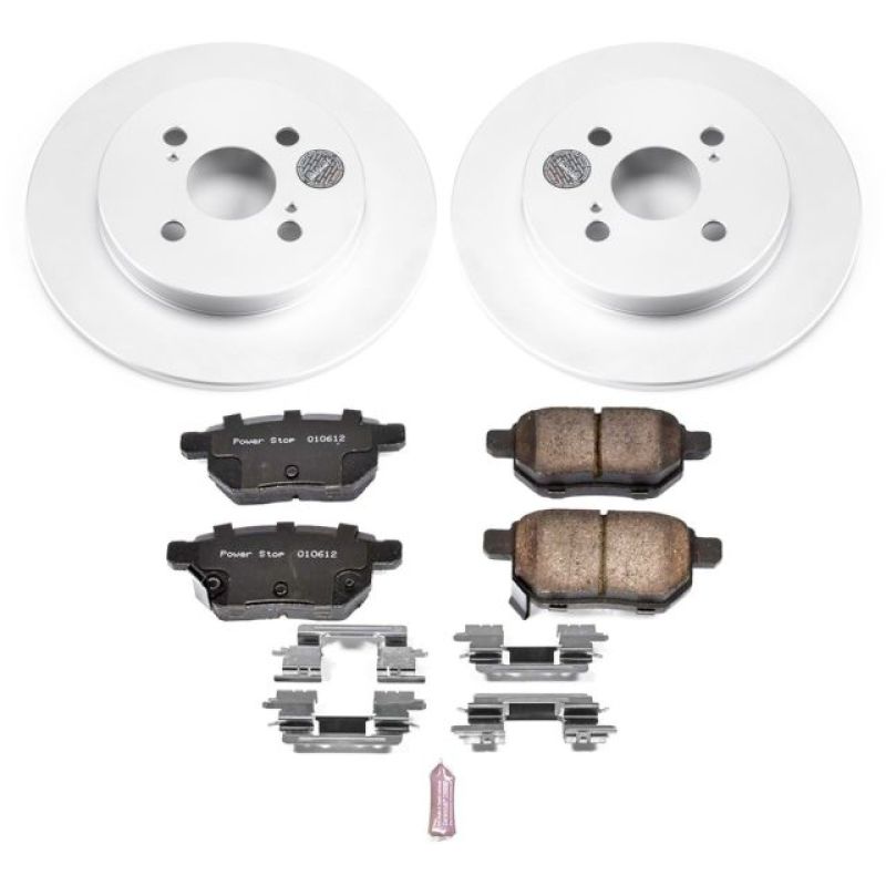 Picture of Power Stop 12-18 Toyota Yaris Rear Z17 Evolution Geomet Coated Brake Kit