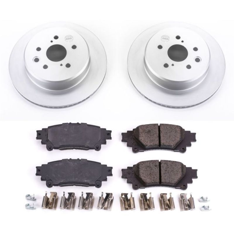 Picture of Power Stop 13-19 Lexus GS350 Rear Z17 Evolution Geomet Coated Brake Kit