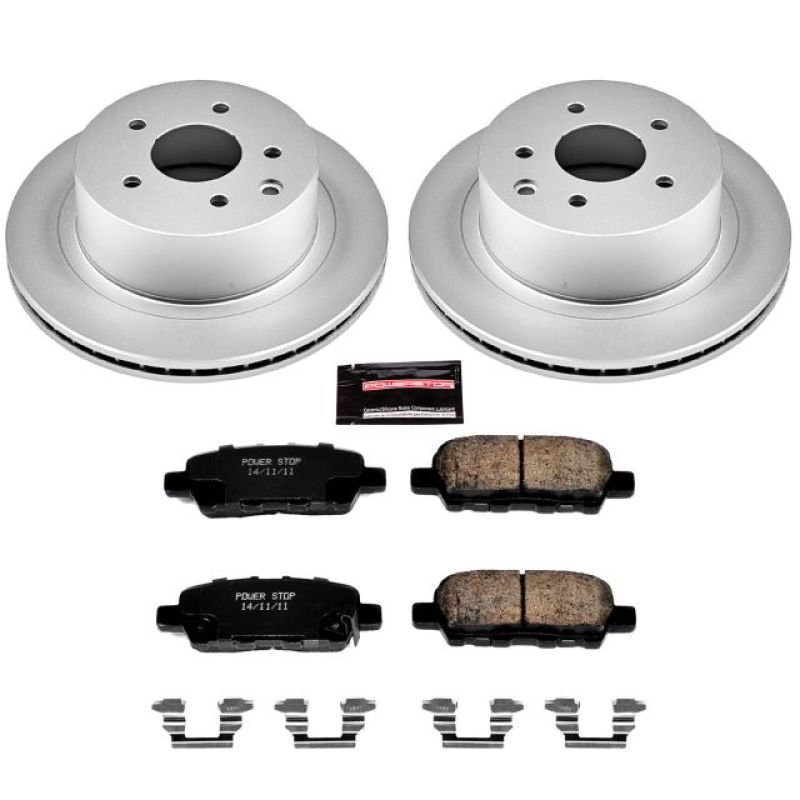 Picture of Power Stop 11-19 Nissan Leaf Rear Z17 Evolution Geomet Coated Brake Kit