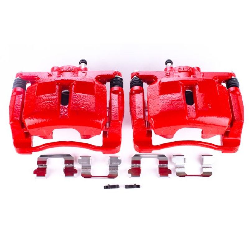 Picture of Power Stop 13-18 Mazda CX-5 Front Red Calipers w/Brackets - Pair