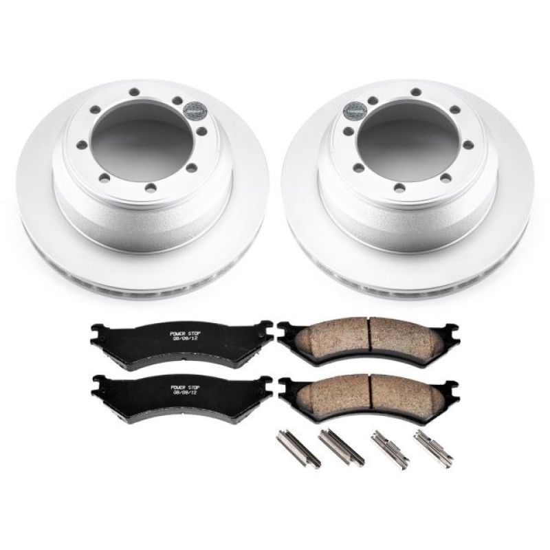 Picture of Power Stop 03-05 Ford E-350 Club Wagon Rear Z17 Evolution Geomet Coated Brake Kit