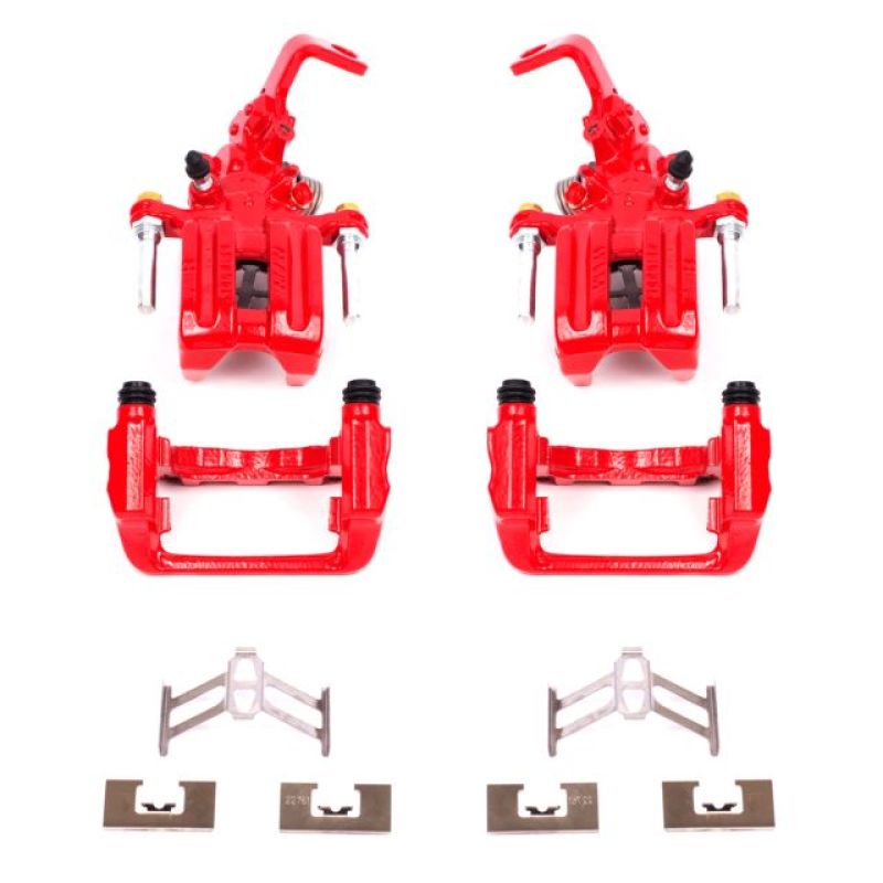 Picture of Power Stop 00-09 Honda S2000 Rear Red Calipers w/Brackets - Pair