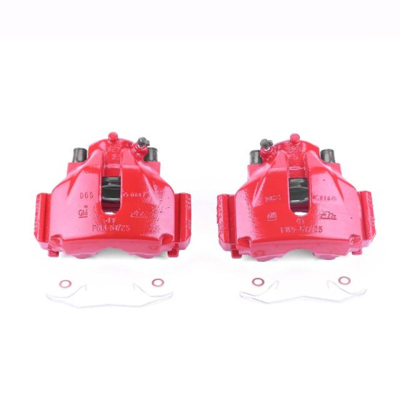 Picture of Power Stop 00-03 Saab 9-3 Front Red Calipers w/Brackets - Pair