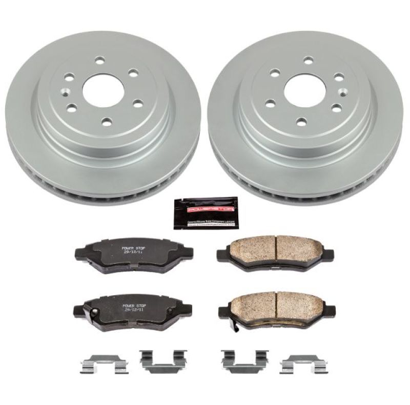 Picture of Power Stop 10-16 Cadillac SRX Rear Z17 Evolution Geomet Coated Brake Kit