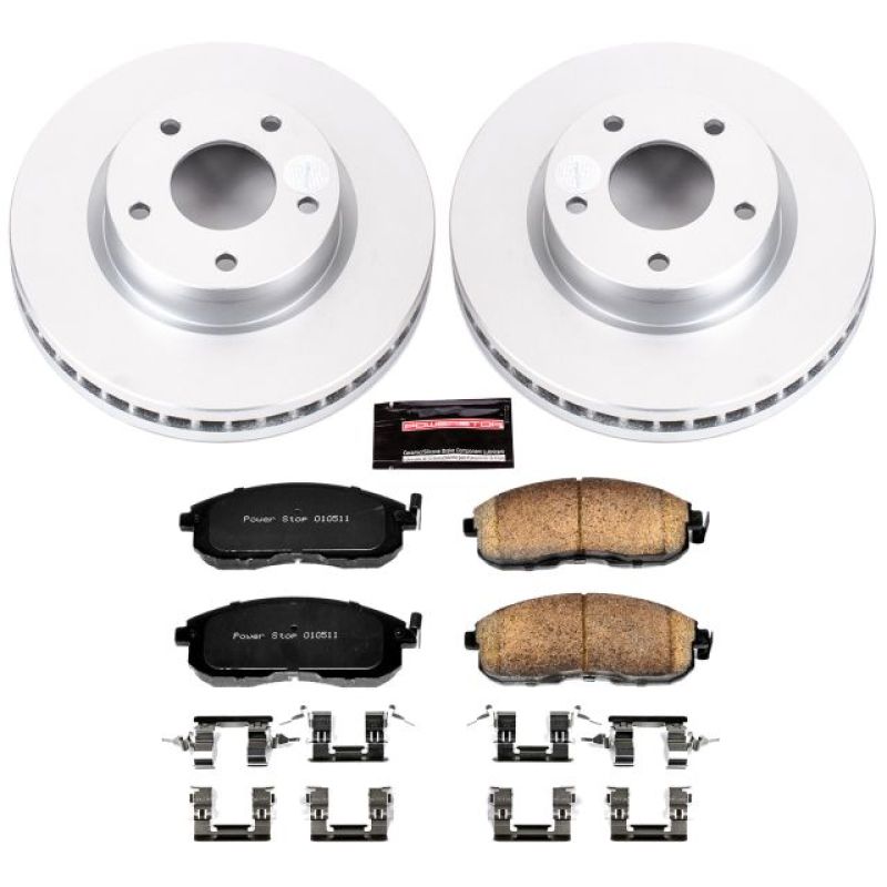 Picture of Power Stop 13-18 Nissan Sentra Front Z17 Evolution Geomet Coated Brake Kit