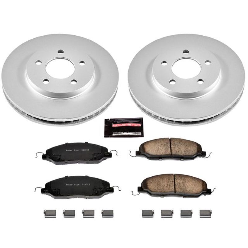 Picture of Power Stop 05-10 Ford Mustang Front Z17 Evolution Geomet Coated Brake Kit