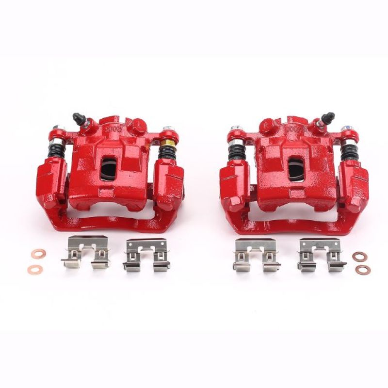 Picture of Power Stop 2005 Subaru Legacy Rear Red Calipers w/Brackets - Pair