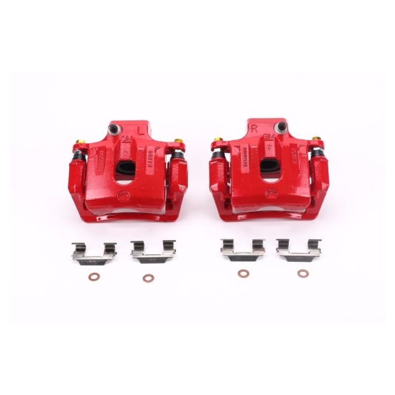 Picture of Power Stop 08-16 Buick Enclave Rear Red Calipers w/Brackets - Pair