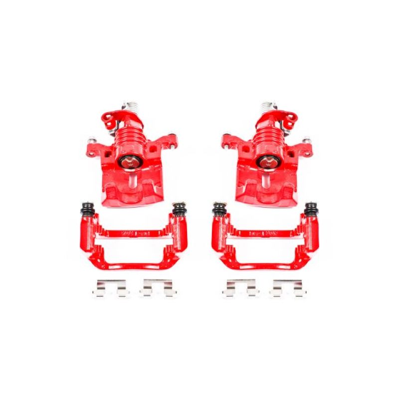 Picture of Power Stop 05-09 Buick Allure Rear Red Calipers w/Brackets - Pair
