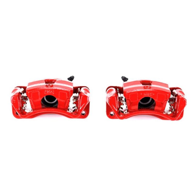 Picture of Power Stop 06-12 Mitsubishi Eclipse Rear Red Calipers w/Brackets - Pair