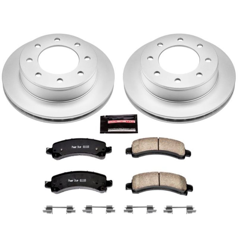Picture of Power Stop 03-17 Chevrolet Express 2500 Rear Z17 Evolution Geomet Coated Brake Kit
