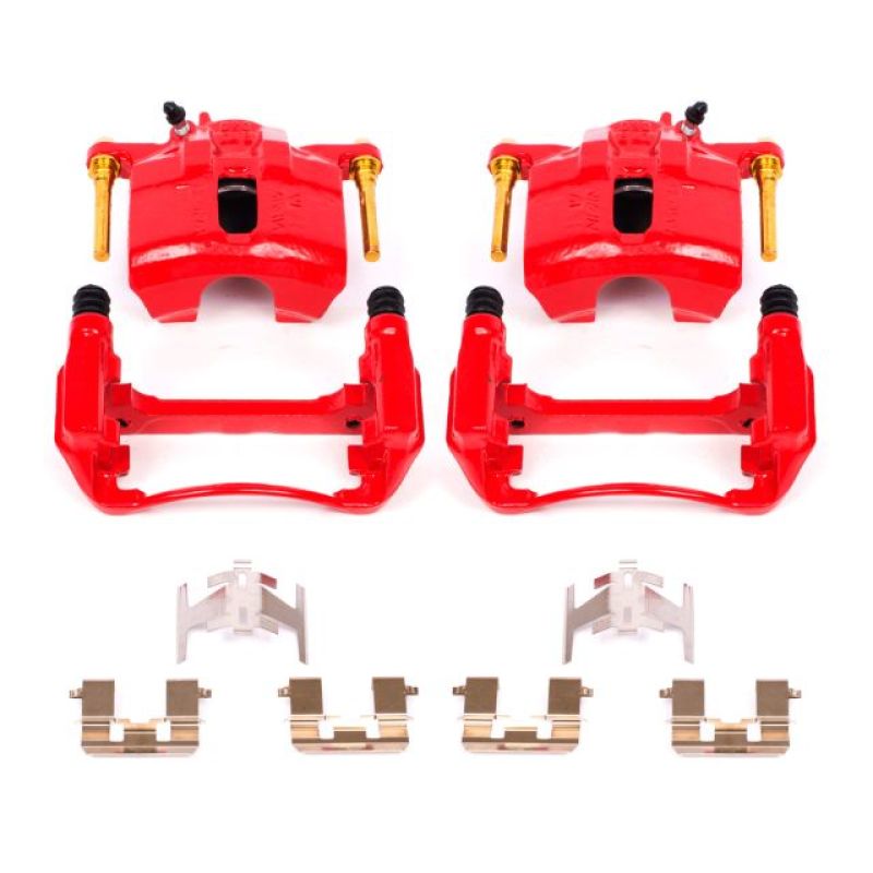 Picture of Power Stop 97-99 Acura CL Front Red Calipers w/Brackets - Pair