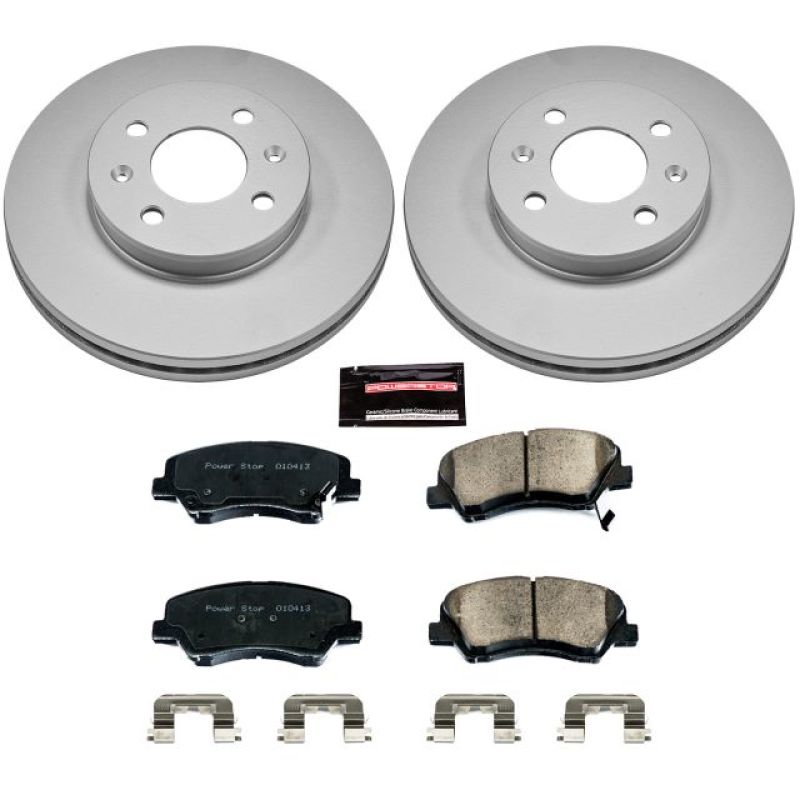Picture of Power Stop 12-18 Hyundai Accent Front Z17 Evolution Geomet Coated Brake Kit