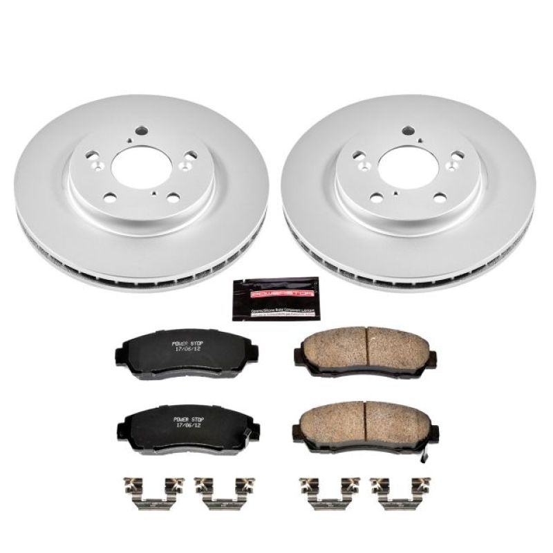 Picture of Power Stop 05-10 Honda Odyssey Front Z17 Evolution Geomet Coated Brake Kit