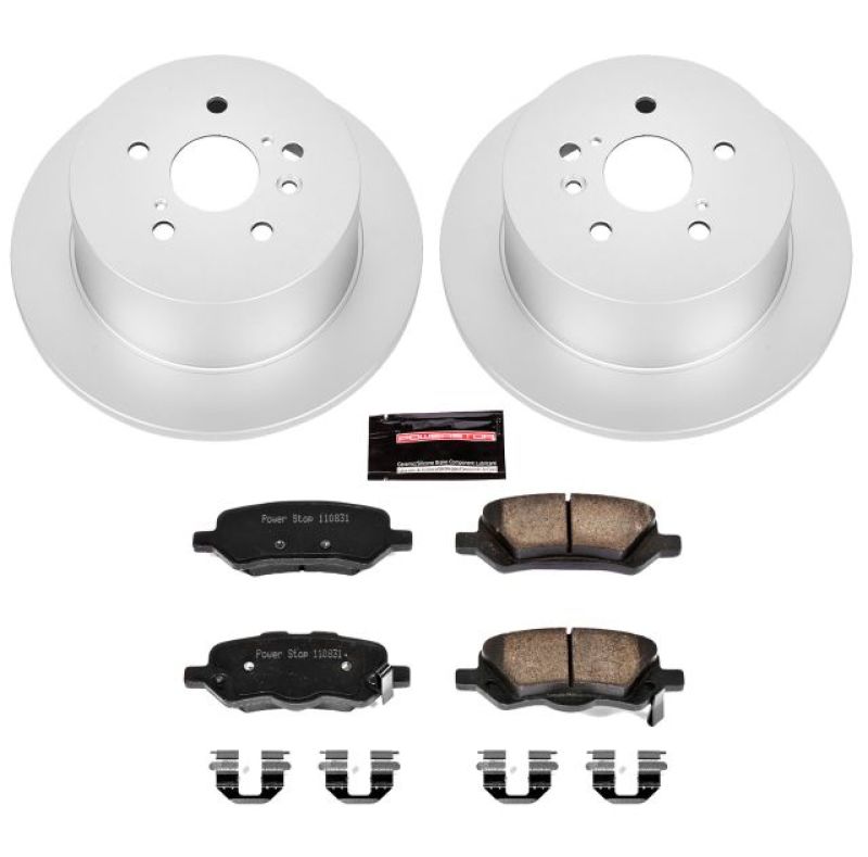 Picture of Power Stop 09-16 Toyota Venza Rear Z17 Evolution Geomet Coated Brake Kit