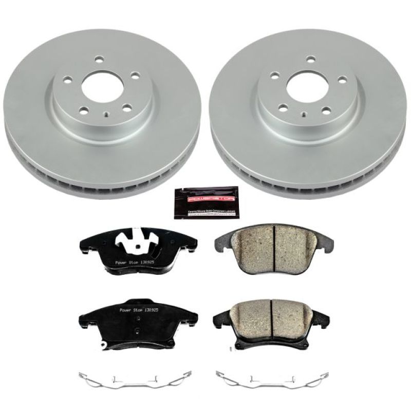 Picture of Power Stop 13-19 Ford Fusion Front Z17 Evolution Geomet Coated Brake Kit