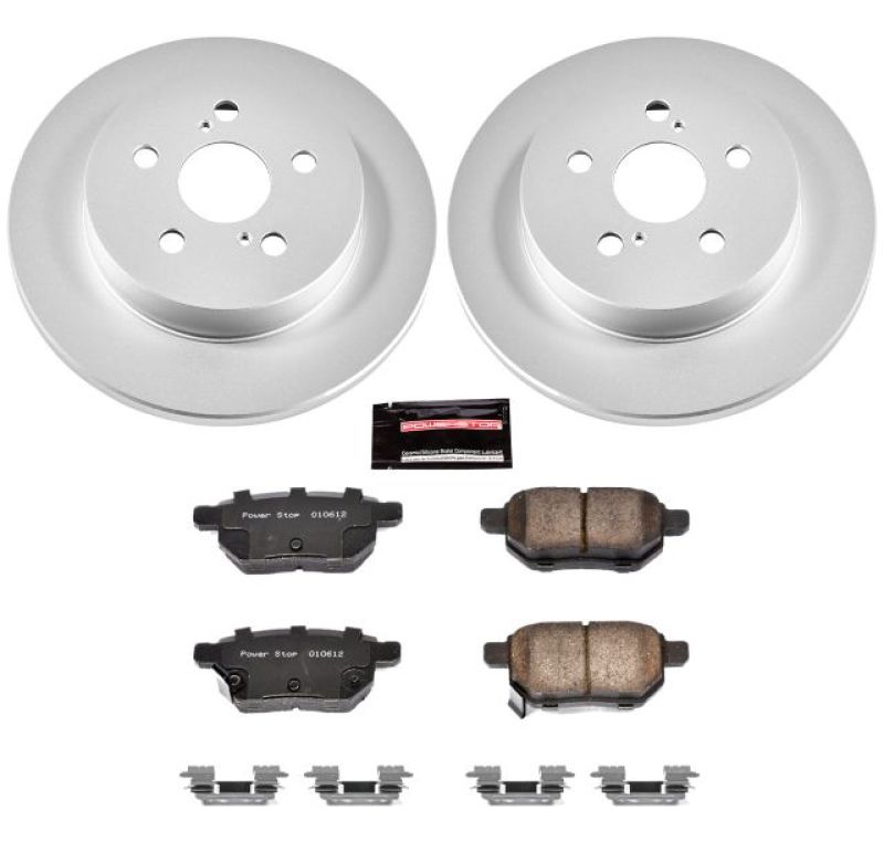 Picture of Power Stop 09-10 Pontiac Vibe Rear Z17 Evolution Geomet Coated Brake Kit