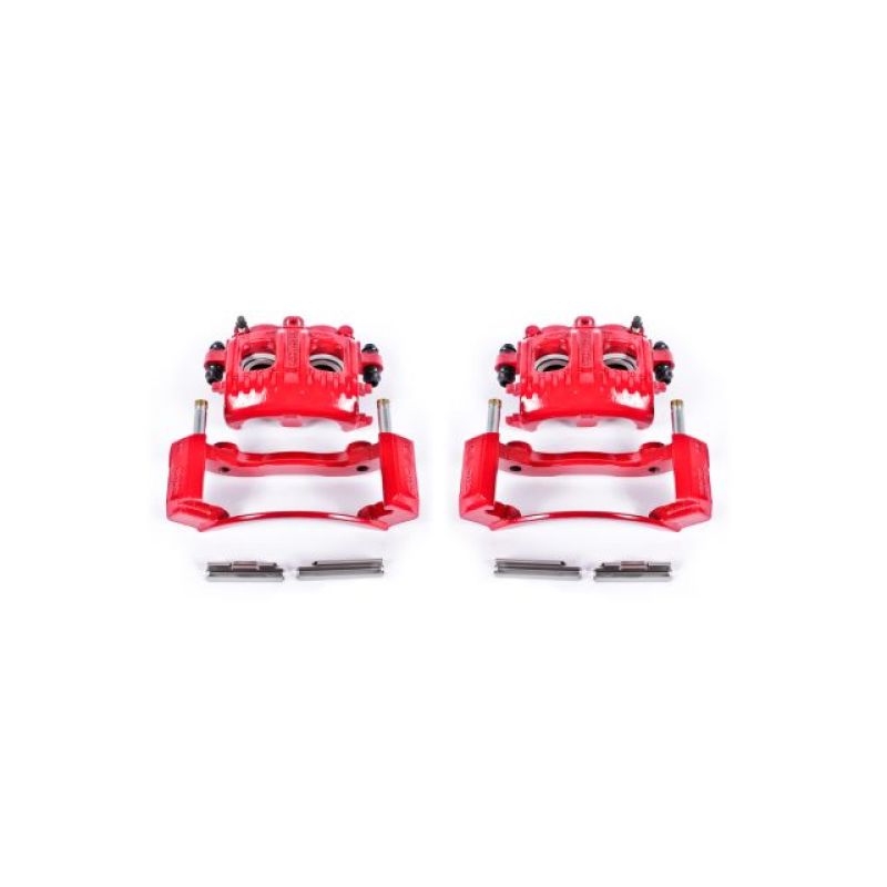 Picture of Power Stop 97-02 Ford Expedition Front Red Calipers w/Brackets - Pair