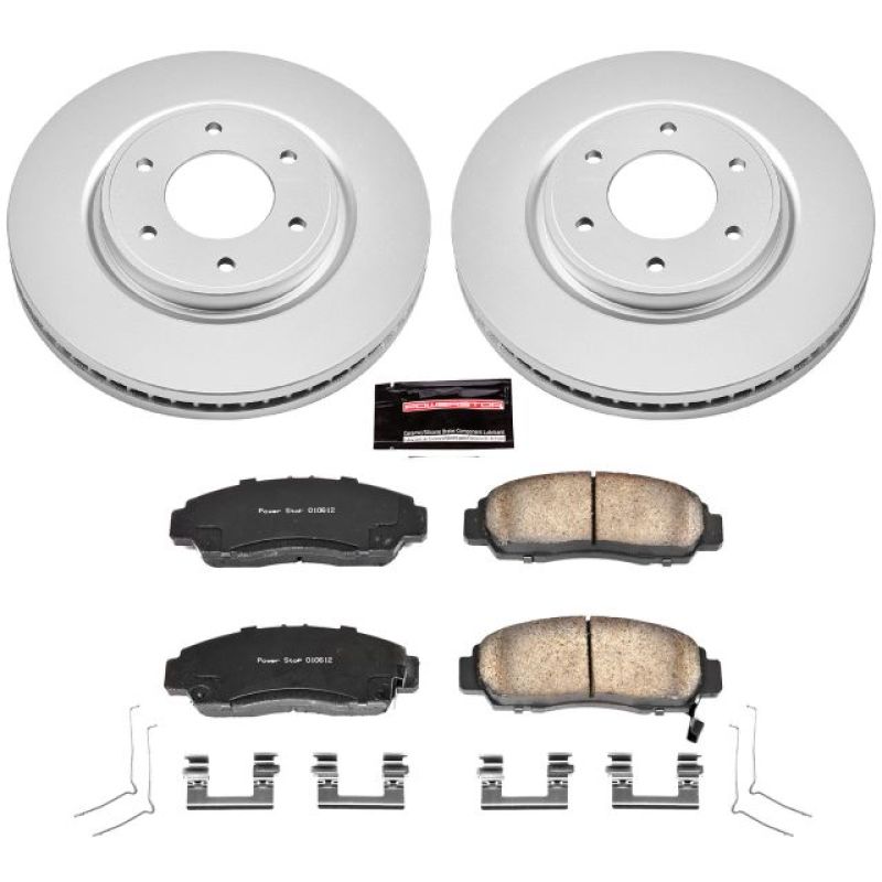 Picture of Power Stop 12-15 Nissan Armada Front Z17 Evolution Geomet Coated Brake Kit
