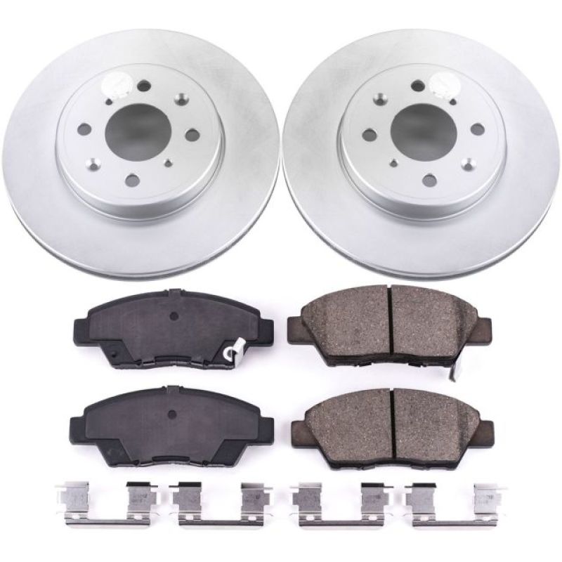 Picture of Power Stop 15-19 Honda Fit Front Z17 Evolution Geomet Coated Brake Kit
