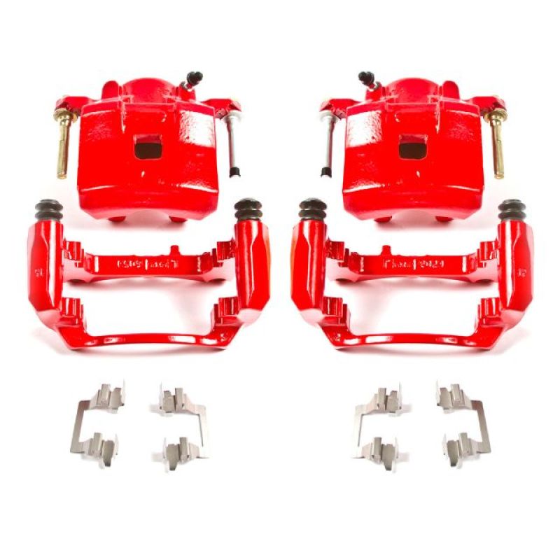 Picture of Power Stop 05-08 Chevrolet Cobalt Front Red Calipers w/Brackets - Pair