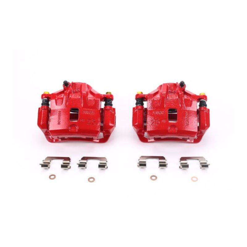 Picture of Power Stop 04-05 Hyundai Sonata Front Red Calipers w/Brackets - Pair
