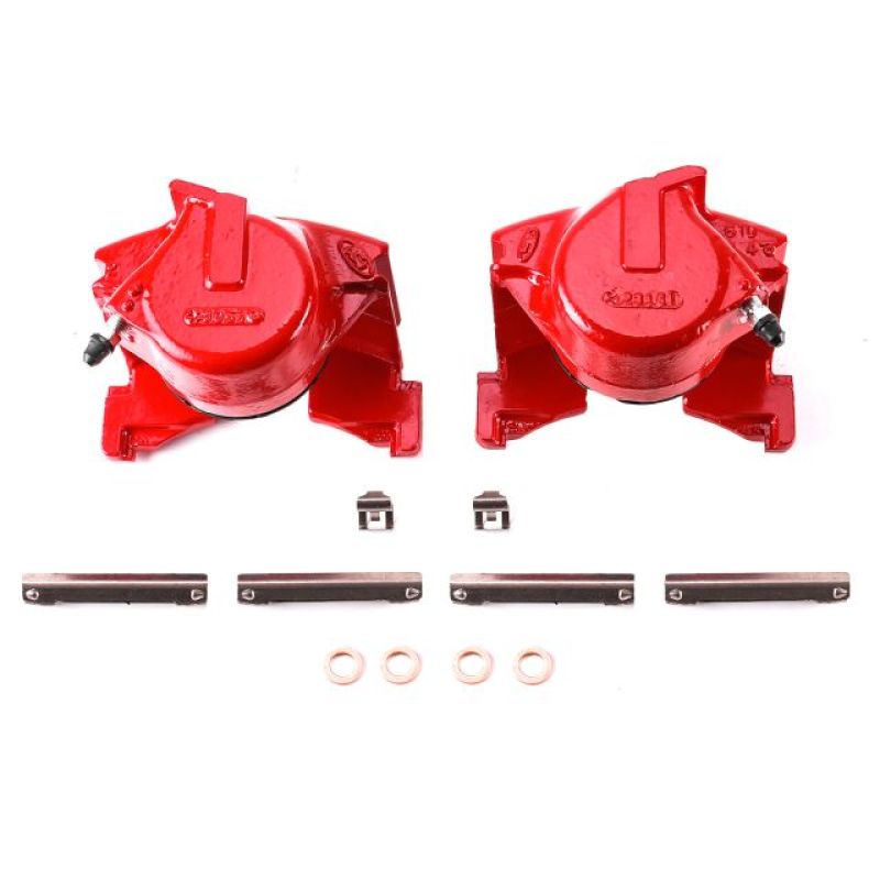 Picture of Power Stop 86-93 Ford Bronco Front Red Calipers w/o Brackets - Pair