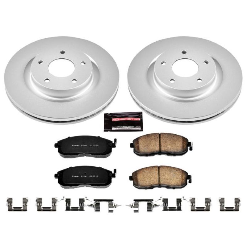 Picture of Power Stop 07-13 Nissan Altima Front Z17 Evolution Geomet Coated Brake Kit