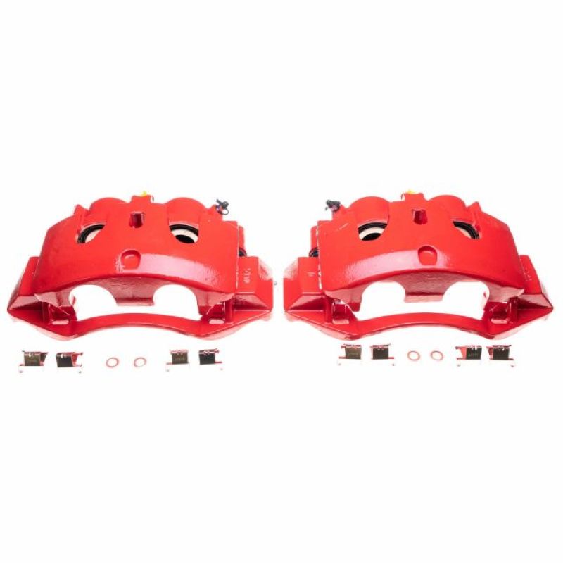 Picture of Power Stop 11-16 Chevrolet Silverado 3500 HD Rear Red Calipers - Pair
