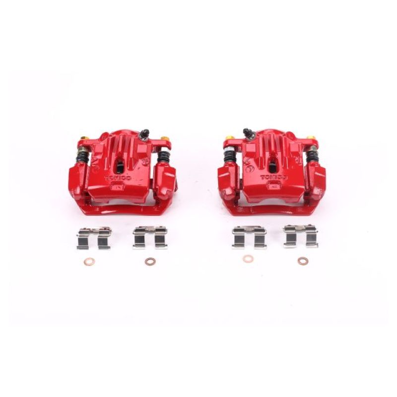 Picture of Power Stop 06-09 Subaru Legacy Rear Red Calipers w/Brackets - Pair