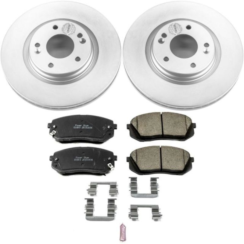 Picture of Power Stop 15-16 Hyundai Sonata Front Z17 Evolution Geomet Coated Brake Kit