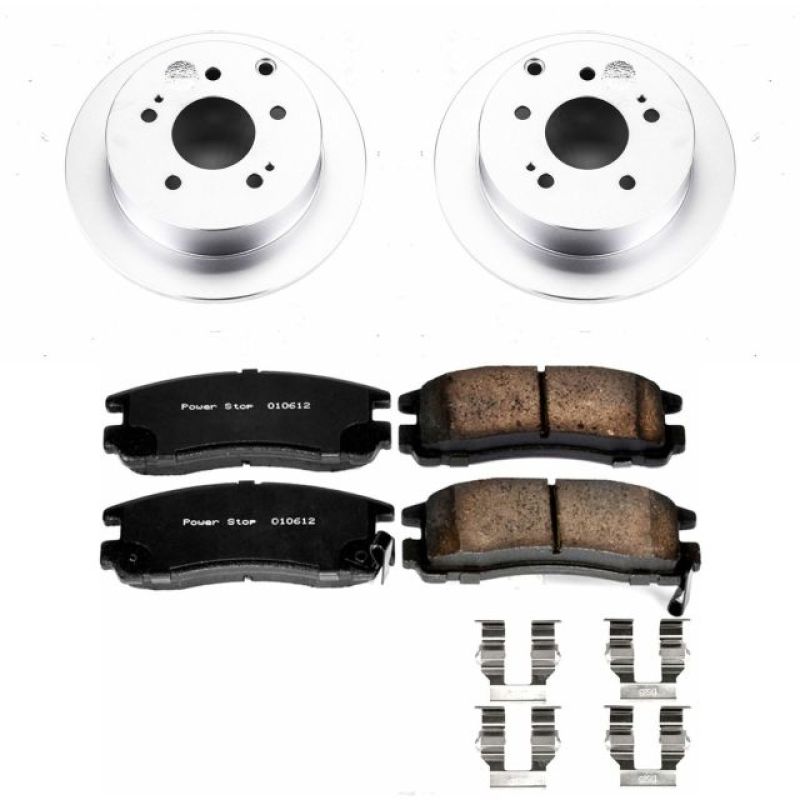 Picture of Power Stop 06-12 Mitsubishi Eclipse Rear Z17 Evolution Geomet Coated Brake Kit