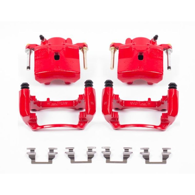 Picture of Power Stop 06-12 Chevrolet Malibu Front Red Calipers w/Brackets - Pair