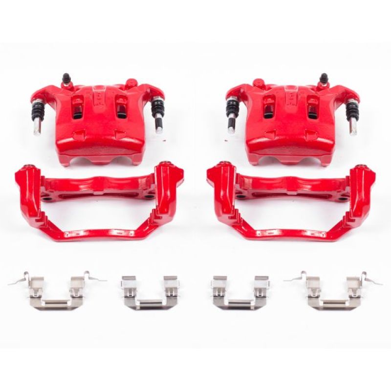 Picture of Power Stop 08-12 Infiniti EX35 Front Red Calipers w/Brackets - Pair