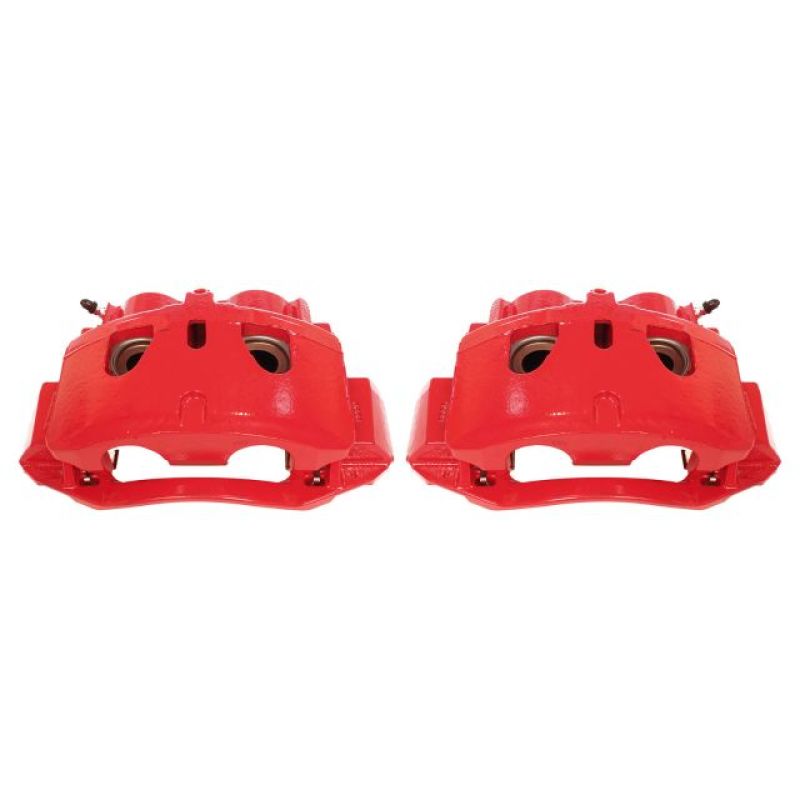 Picture of Power Stop 11-19 Chevrolet Silverado 2500 HD Front Red Calipers w/Brackets - Pair