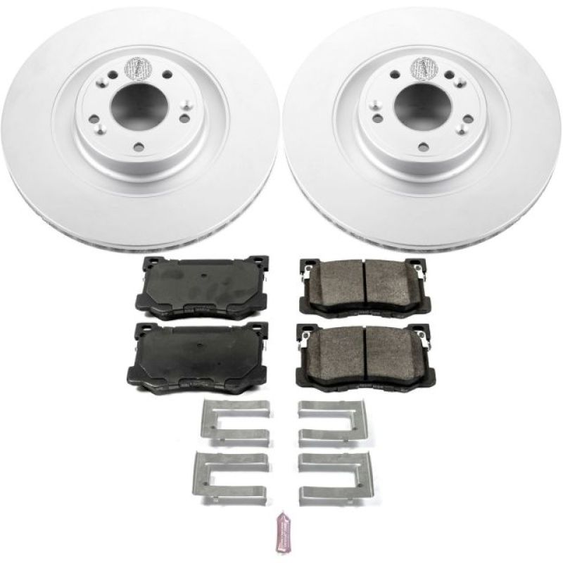 Picture of Power Stop 15-16 Hyundai Genesis Front Z17 Evolution Geomet Coated Brake Kit