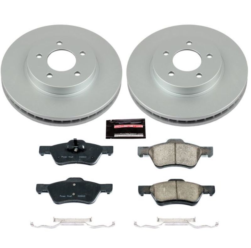 Picture of Power Stop 10-12 Ford Escape Front Z17 Evolution Geomet Coated Brake Kit