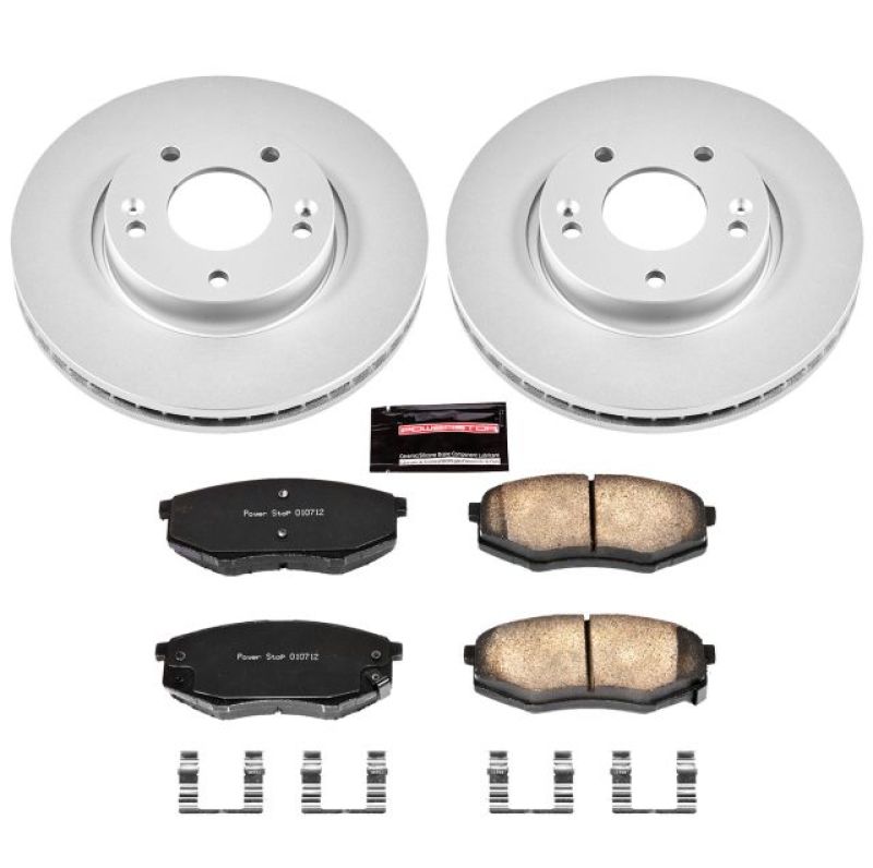 Picture of Power Stop 10-12 Hyundai Tucson Front Z17 Evolution Geomet Coated Brake Kit