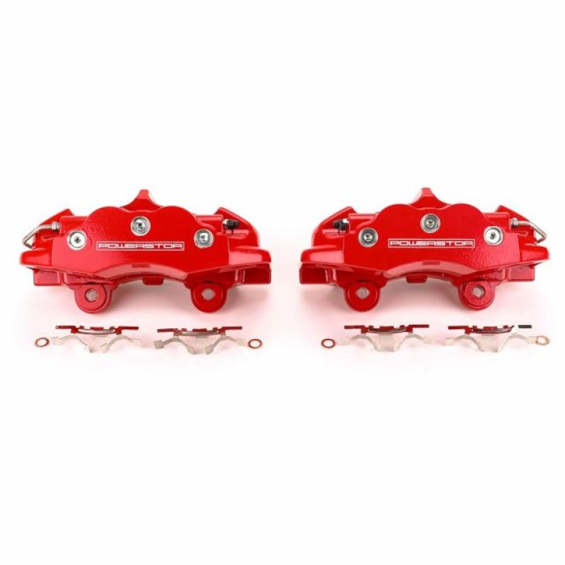 Picture of Power Stop 06-13 Chevrolet Corvette Rear Red Calipers - Pair