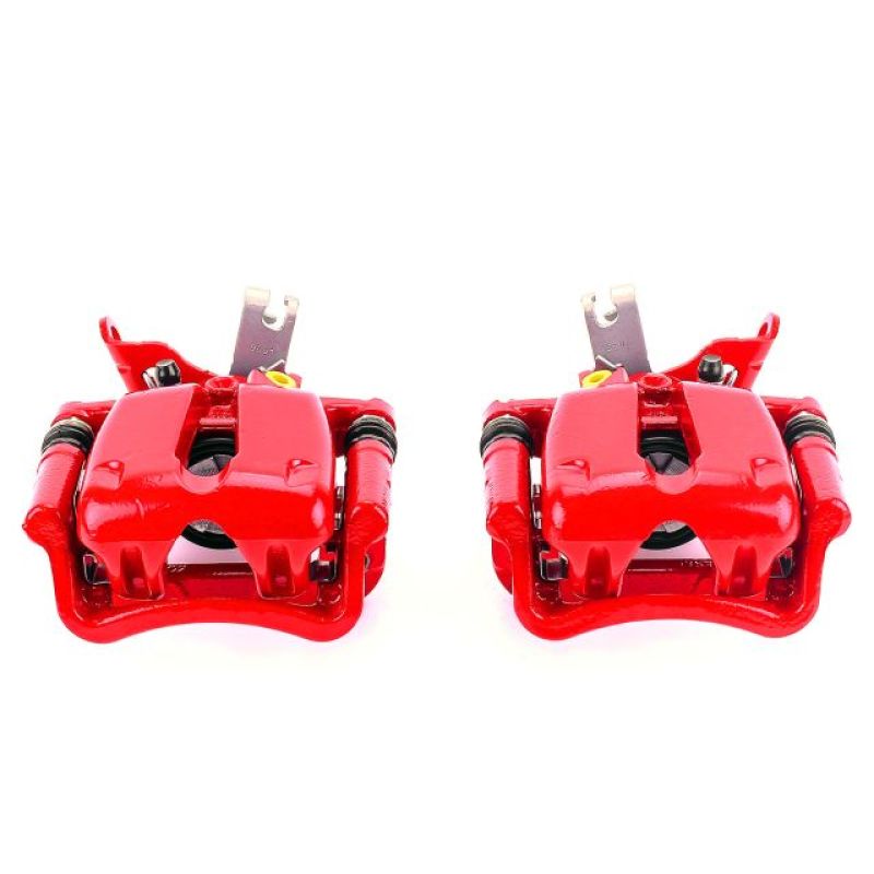 Picture of Power Stop 14-15 Chevrolet Malibu Rear Red Calipers w/Brackets - Pair