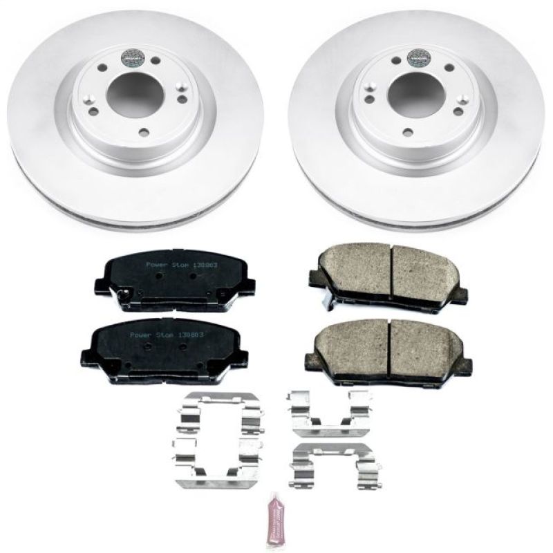 Picture of Power Stop 10-16 Hyundai Genesis Coupe Front Z17 Evolution Geomet Coated Brake Kit