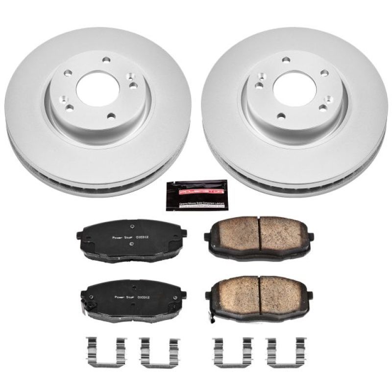 Picture of Power Stop 10-13 Kia Forte Front Z17 Evolution Geomet Coated Brake Kit
