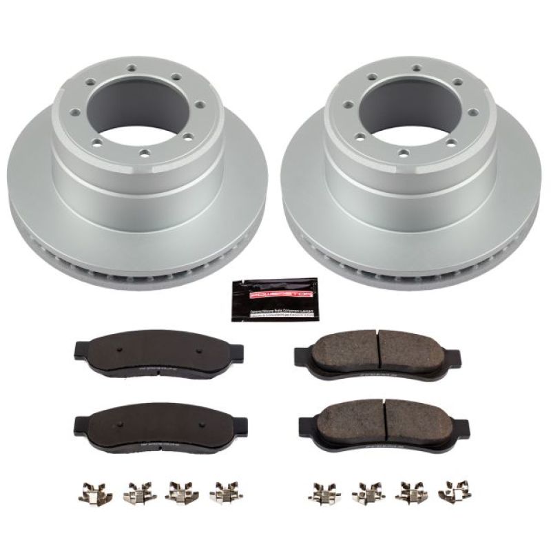 Picture of Power Stop 05-10 Ford F-350 Super Duty Rear Z17 Evolution Geomet Coated Brake Kit
