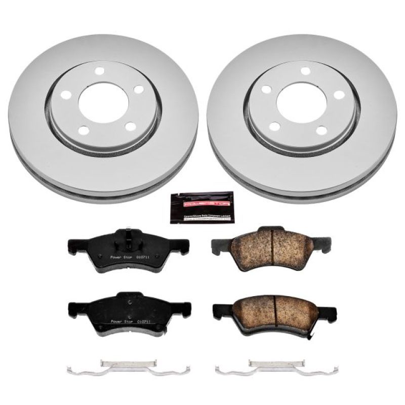 Picture of Power Stop 03-04 Dodge Caravan Front Z17 Evolution Geomet Coated Brake Kit